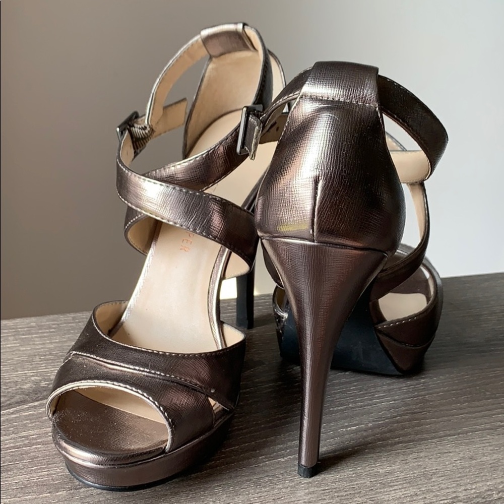 Metallic steeply heels from Boston Proper